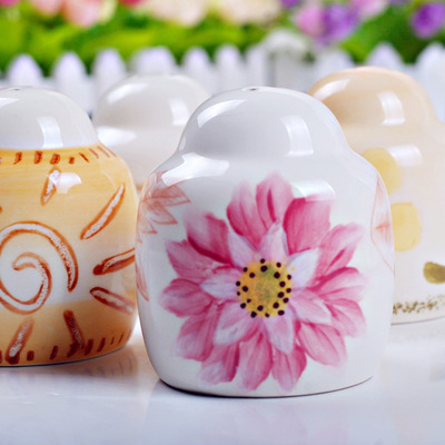 精致彩繪陶瓷調(diào)味瓶 外貿(mào)批發(fā)與混批優(yōu)勢解析